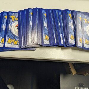 Pokemon 100 Card Bulk Lot - No Duplicates common, uncommon no energy